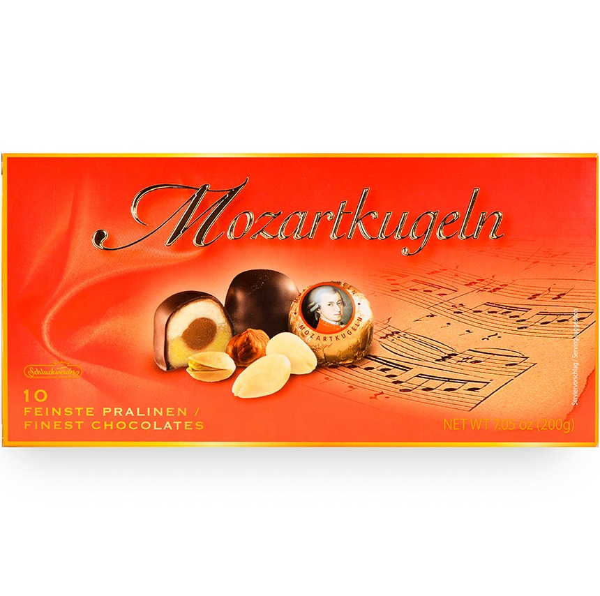Конфеты SCHLUCKWERDER Mozartkugeln с марципановой начинкой 200г