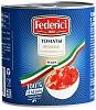 Томаты FEDERICI резаные в собственном соку Chopped tomatoes /жесть/ 2650мл*6