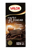 Шоколад VALOR горький 70% какао, с карамелью и морской солью 100г*17