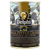 Маслины DELPHI без косточек в рассоле SUPERIOR 261-290 /жесть/ 400г*12