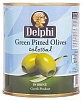 Оливки DELPHI без косточки в рассоле Colossal 121-140 820г